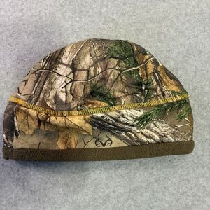 Realtree Camo Fleece Beanie Hat Reversible Hunting Outdoor Winter Cap